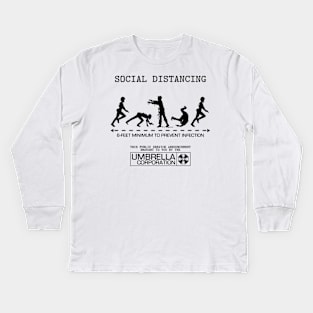 Social Dodging - zombie - inverted Kids Long Sleeve T-Shirt